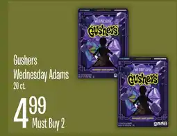 Jewel-Osco Gushers Wednesday Adams offer