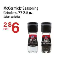 Jewel-Osco McCormick Seasoning Grinders offer