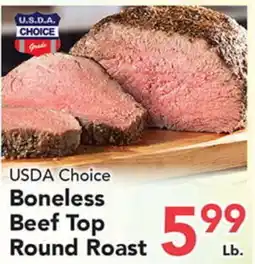 Eurofresh Market USDA Choice Boneless Beef Top Round Roast offer