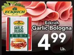 Eurofresh Market Eckrich Garlic Bologna offer