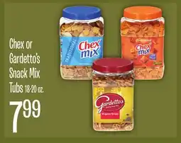 Jewel-Osco Chex or Gardetto's Snack Mix Tubs offer