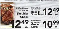 Eurofresh Market USDA Choice All Natural Shoulder Chops offer