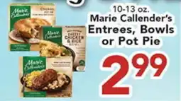 Eurofresh Market Marie Callender's Entrees, Bowls or Pot Pie offer