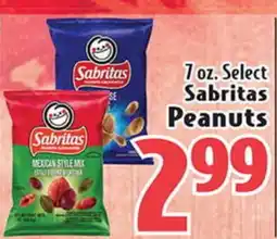 Eurofresh Market 7 oz. Select Sabritas Peanuts offer