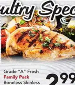 Eurofresh Market Grade A Fresh Family Pack Boneless Skinless offer