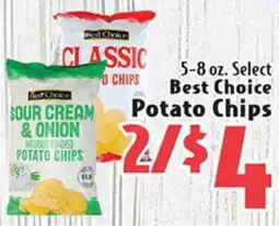 Eurofresh Market Select Best Choice Potato Chips offer
