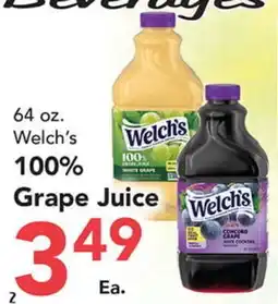 Eurofresh Market Welch's 100% Grape Juice offer