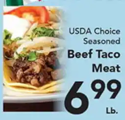 Eurofresh Market USDA Choice Seasoned Beef Taco Meat offer