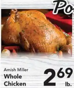 Eurofresh Market Amish Miller Whole Chicken offer