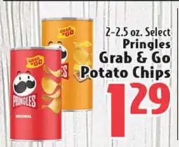 Eurofresh Market 2-2.5 oz. Select Pringles Grab & Go Potato Chips offer