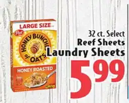 Eurofresh Market 32 ct. Select Reef Sheets Laundry Sheets offer