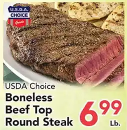 Eurofresh Market USDA Choice Boneless Beef Top Round Steak offer