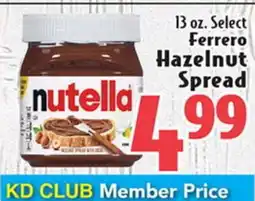 Eurofresh Market 13 oz. Select Ferrero Hazelnut Spread offer