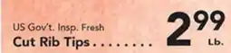 Eurofresh Market US Gov't. Insp. Fresh Cut Rib Tips offer