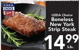 Eurofresh Market USDA Choice Boneless New York Strip Steak offer