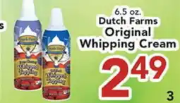 Eurofresh Market Dutch Farms Original Whipping Cream offer