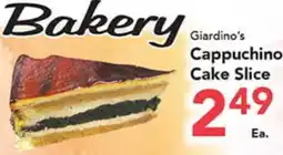 Eurofresh Market Giardino's Cappuchino Cake Slice offer