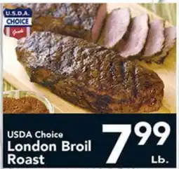 Eurofresh Market USDA Choice London Broil Roast offer