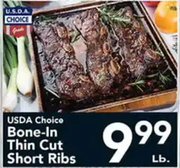 Eurofresh Market USDA Choice Bone-In Thin Cut Short Ribs offer