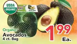 Eurofresh Market Organic Avocados offer