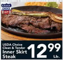 Eurofresh Market USDA Choice Clean & Tender Inner Skirt Steak offer