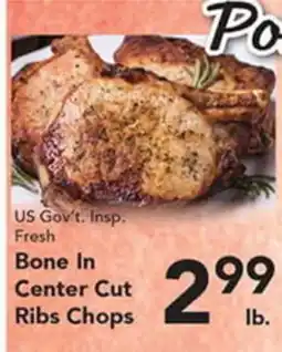 Eurofresh Market US Gov't. Insp. Fresh Bone In Center Cut Ribs Chops offer