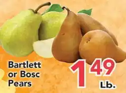 Eurofresh Market Bartlett or Bosc Pears offer
