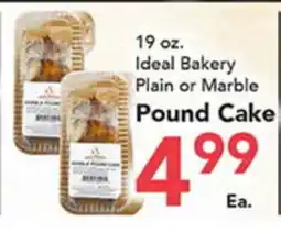 Eurofresh Market Ideal Bakery Plain or Marble Pound Cake offer