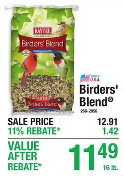 Menards Birders Blend offer