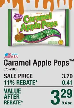 Menards Caramel Apple Pops offer