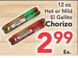 Eurofresh Market El Gallito Chorizo offer