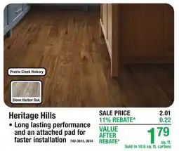Menards Heritage Hills offer