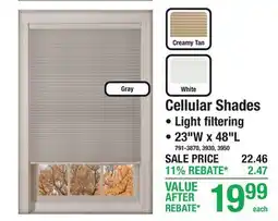 Menards Cellular Shades offer