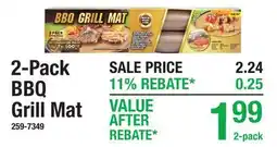 Menards 2-Pack BBQ Grill Mat offer