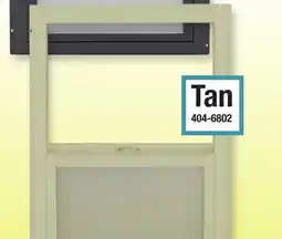 Menards SINGLE HUNG Tan offer