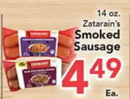 Eurofresh Market Zatarain's Smoked Sausage offer