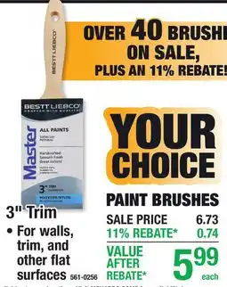 Menards 3 Trim offer