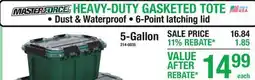 Menards 5-Gallon offer