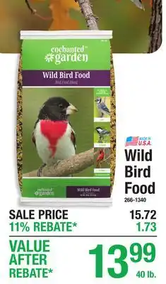 Menards Wild Bird Food offer