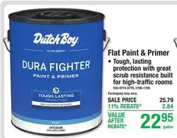 Menards Dura Fighter Paint & Primer offer