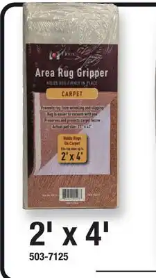 Menards 2' x 4' Area Rug Gripper offer