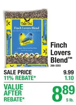 Menards Finch Lovers Blend offer