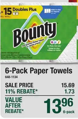 Menards 6-Pack Paper Towels offer