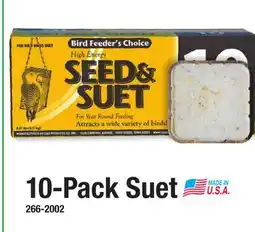 Menards 10-Pack Suet offer