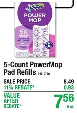 Menards 5-Count PowerMop Pad Refills offer