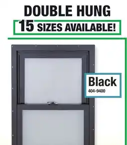Menards DOUBLE HUNG Black offer