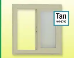 Menards VINYL WINDOWS SLIDING, Tan offer