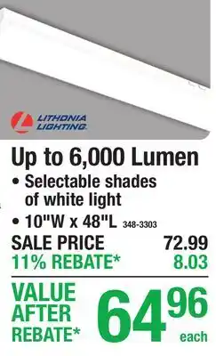Menards LITHONIA LIGHTING offer