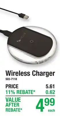 Menards Wireless Charger offer