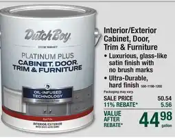 Menards Interior/Exterior Cabinet, Door, Trim & Furniture offer